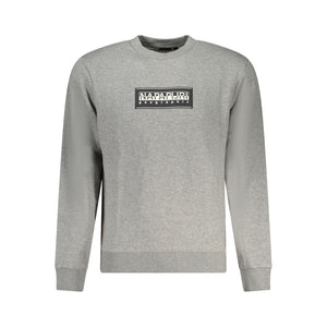 Napapijri Grauer Baumwoll-Sweatshirt für Herren