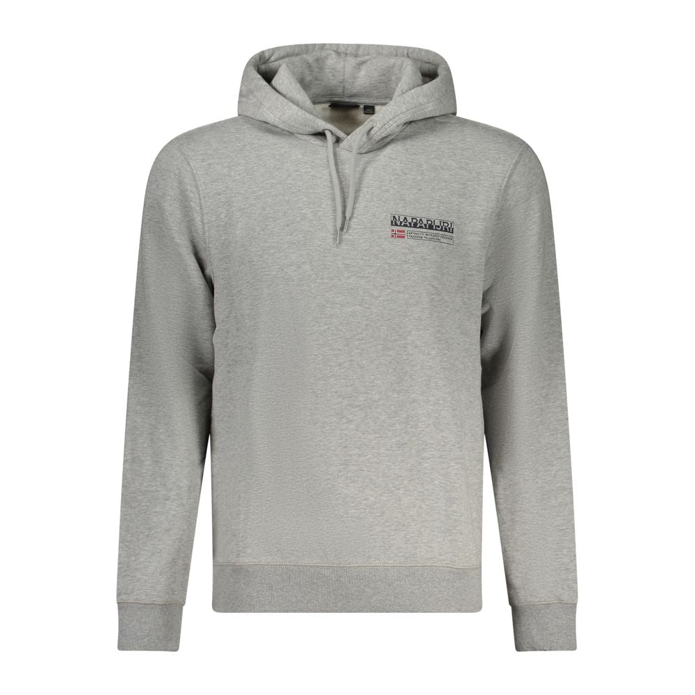 Napapijri Grauer Baumwollpullover für Herren