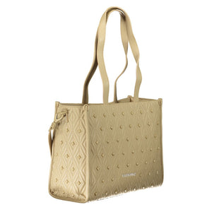 Mario Valentino Damen-Handtasche aus beigem Polyurethan