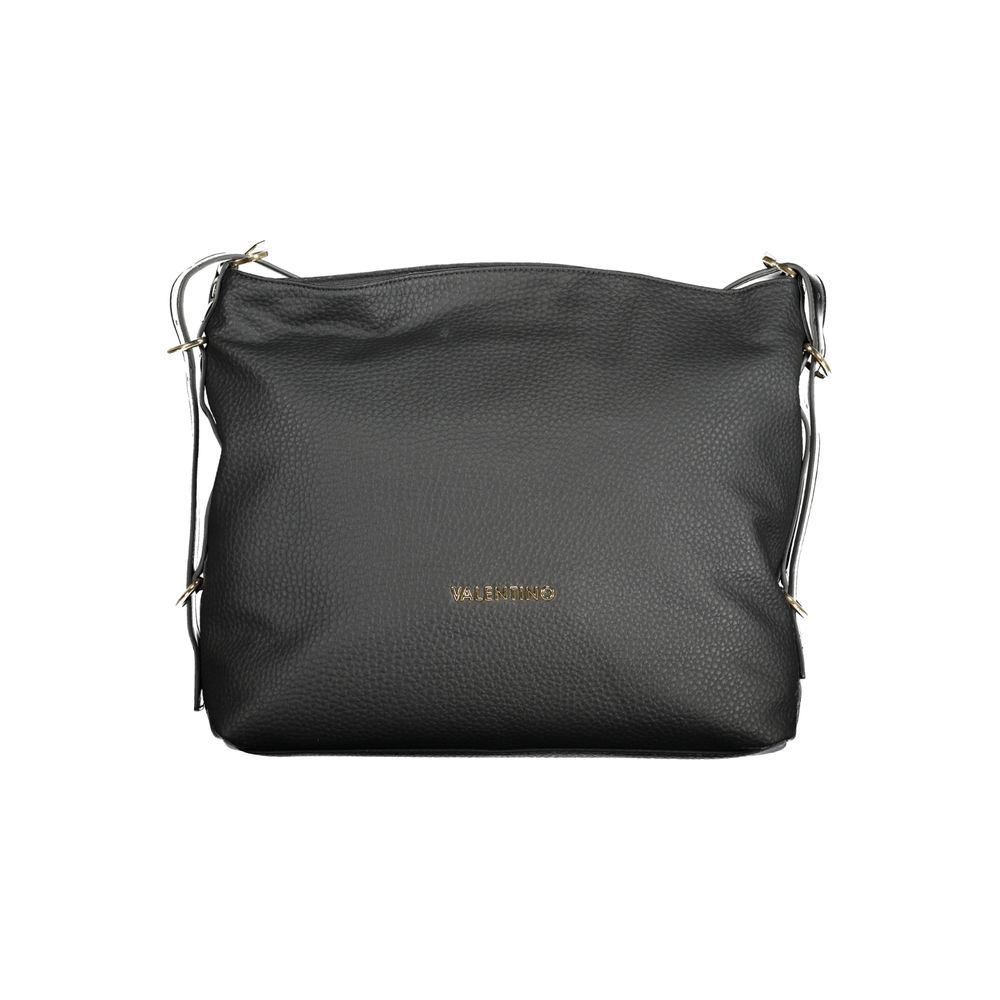 Mario Valentino Schwarze Damen-Handtasche aus Polyurethan