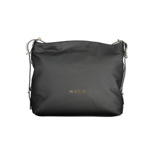 Mario Valentino Schwarze Damen-Handtasche aus Polyurethan