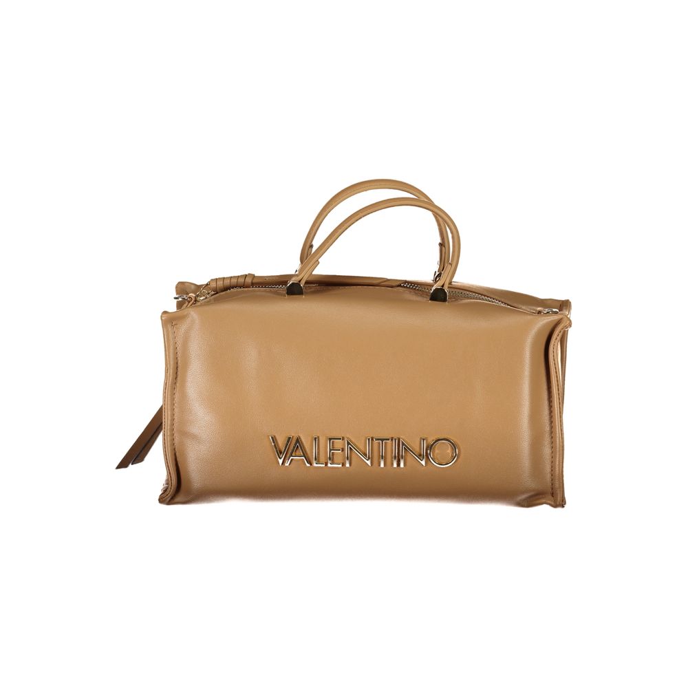 Mario Valentino Damen-Handtasche aus beigem Polyurethan
