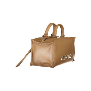 Mario Valentino Damen-Handtasche aus beigem Polyurethan