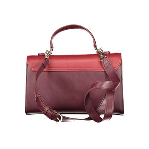 Mario Valentino Damenhandtasche aus rotem Polyurethan
