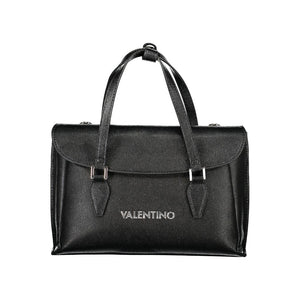 Mario Valentino Schwarze Damen-Handtasche aus Polyurethan