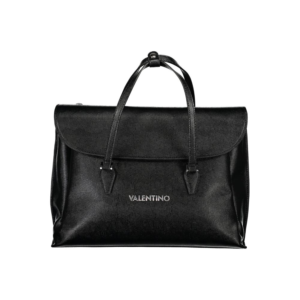 Mario Valentino Schwarze Damen-Handtasche aus Polyurethan
