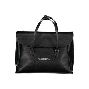 Mario Valentino Schwarze Damen-Handtasche aus Polyurethan