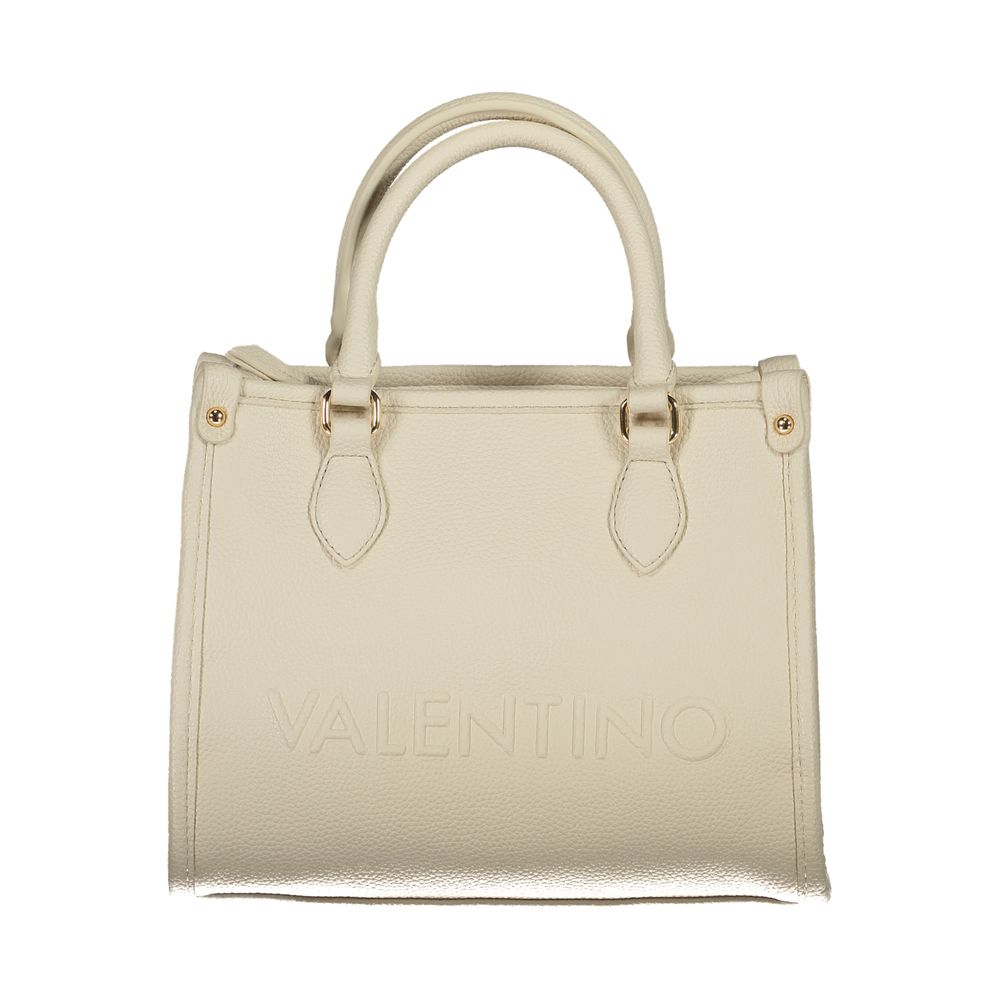 Mario Valentino Damen-Handtasche aus beigem Polyurethan