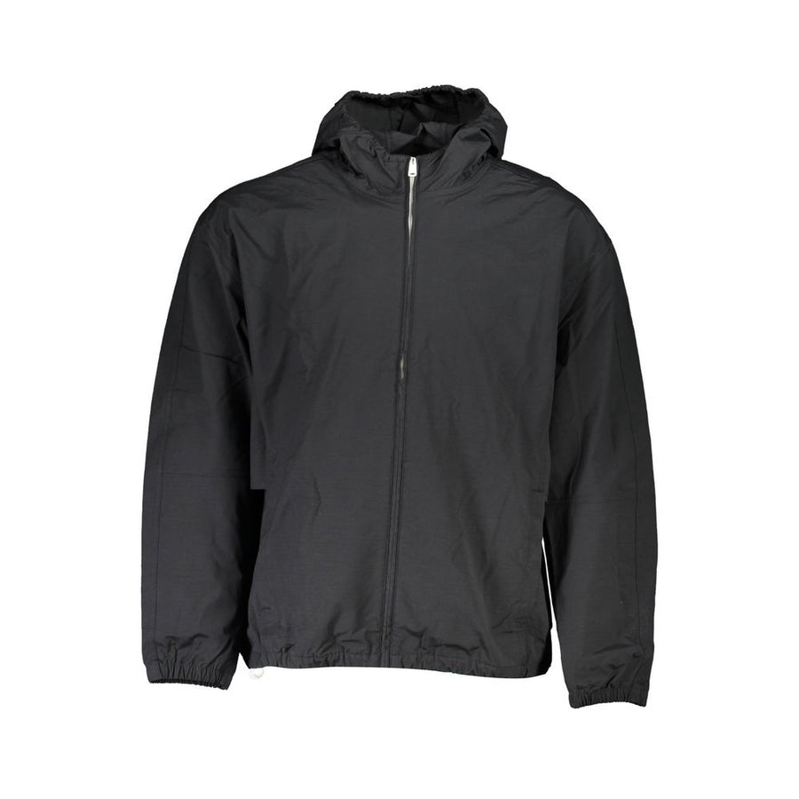 Black Cotton Men's Jacket