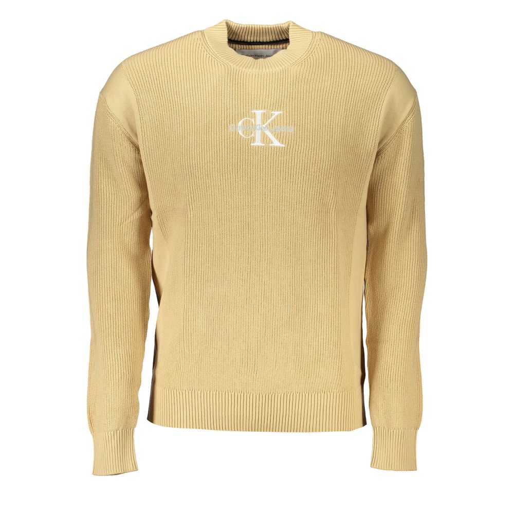 Calvin Klein Beiger Baumwollpullover für Herren