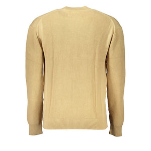 Calvin Klein Beiger Baumwollpullover für Herren
