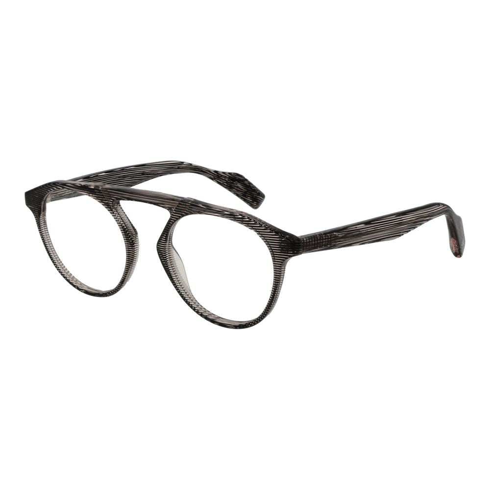 Yohji Yamamoto Braune Kunststoffbrille (Fassung)