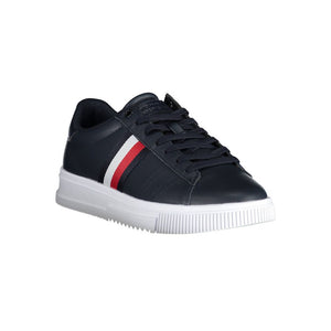 Tommy Hilfiger Blauer Polyester-Sneaker
