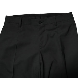 Dolce & Gabbana Schwarzer einreihiger Anzug aus Wolle (2 Teile)