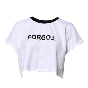 Dolce & Gabbana Weißes T-Shirt mit Rundhalsausschnitt und Grafikdruck