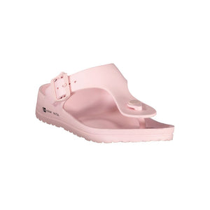 Norway 1963 Pinke Kunststoff-Sandalette