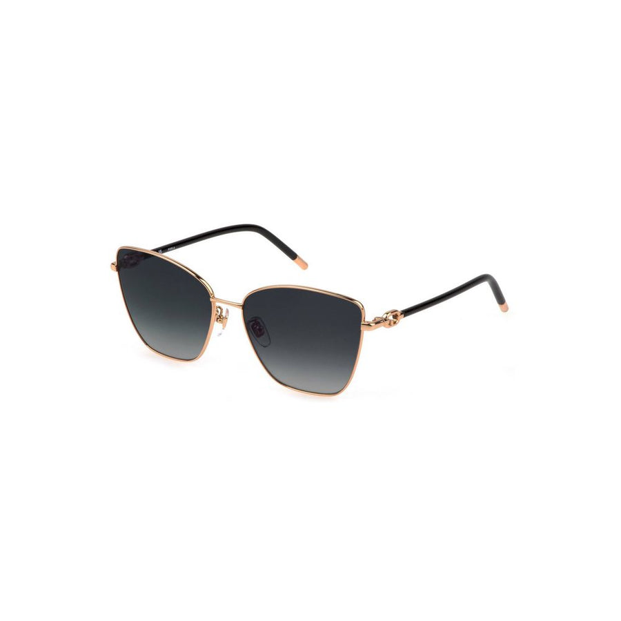 Furla Sonnenbrille mit goldenem Metallrahmen