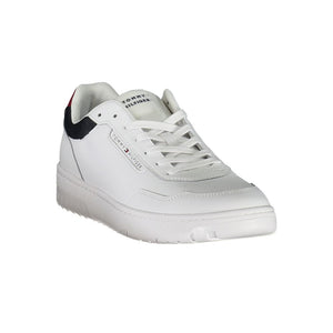 Tommy Hilfiger Bianco Leder Herren Sneaker