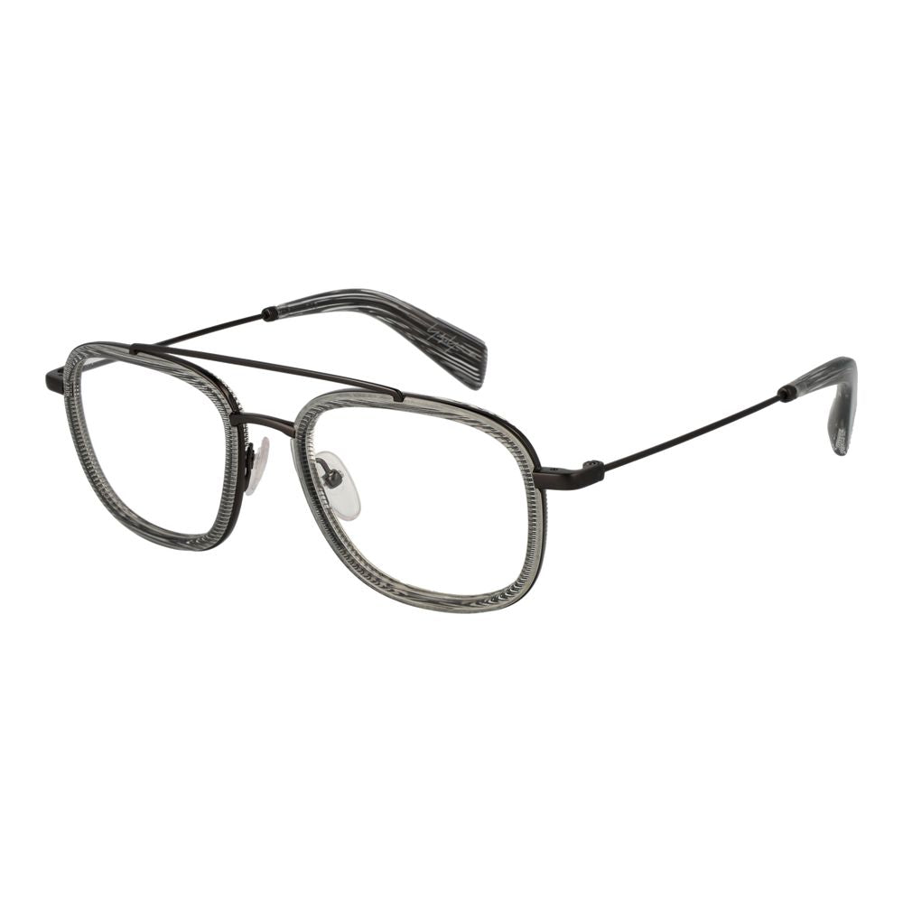 Yohji Yamamoto Graue Kunststoffbrille (Gestell)
