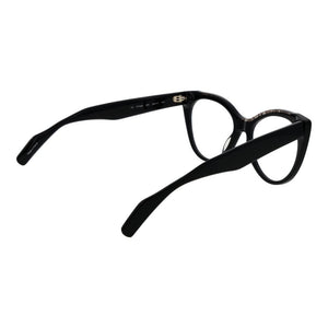Yohji Yamamoto Schwarze Kunststoffbrille (Gestell)