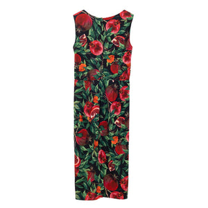 Dolce & Gabbana Zweifarbige Viskose-Maxikleid