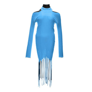 Bottega Veneta Blaues Baumwoll-Freizeitkleid