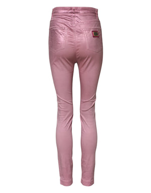 Dolce & Gabbana Rosa GRACE High Waisted Skinny Denim Jeans