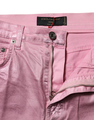 Dolce & Gabbana Rosa GRACE High Waisted Skinny Denim Jeans