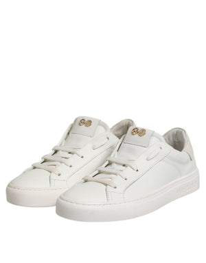 HIDE & JACK Weiße Leder Low Top Lace Up Sneakers Schuhe