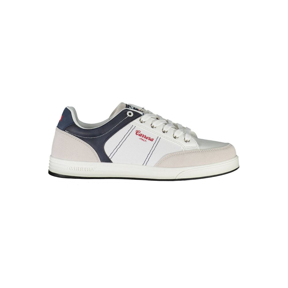 Carrera Weißer Herren-Sneaker aus Polyurethan