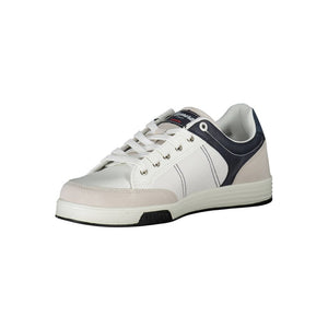 Carrera Weißer Herren-Sneaker aus Polyurethan