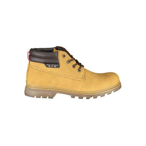 Carrera Gelber Polyester Herrenstiefel