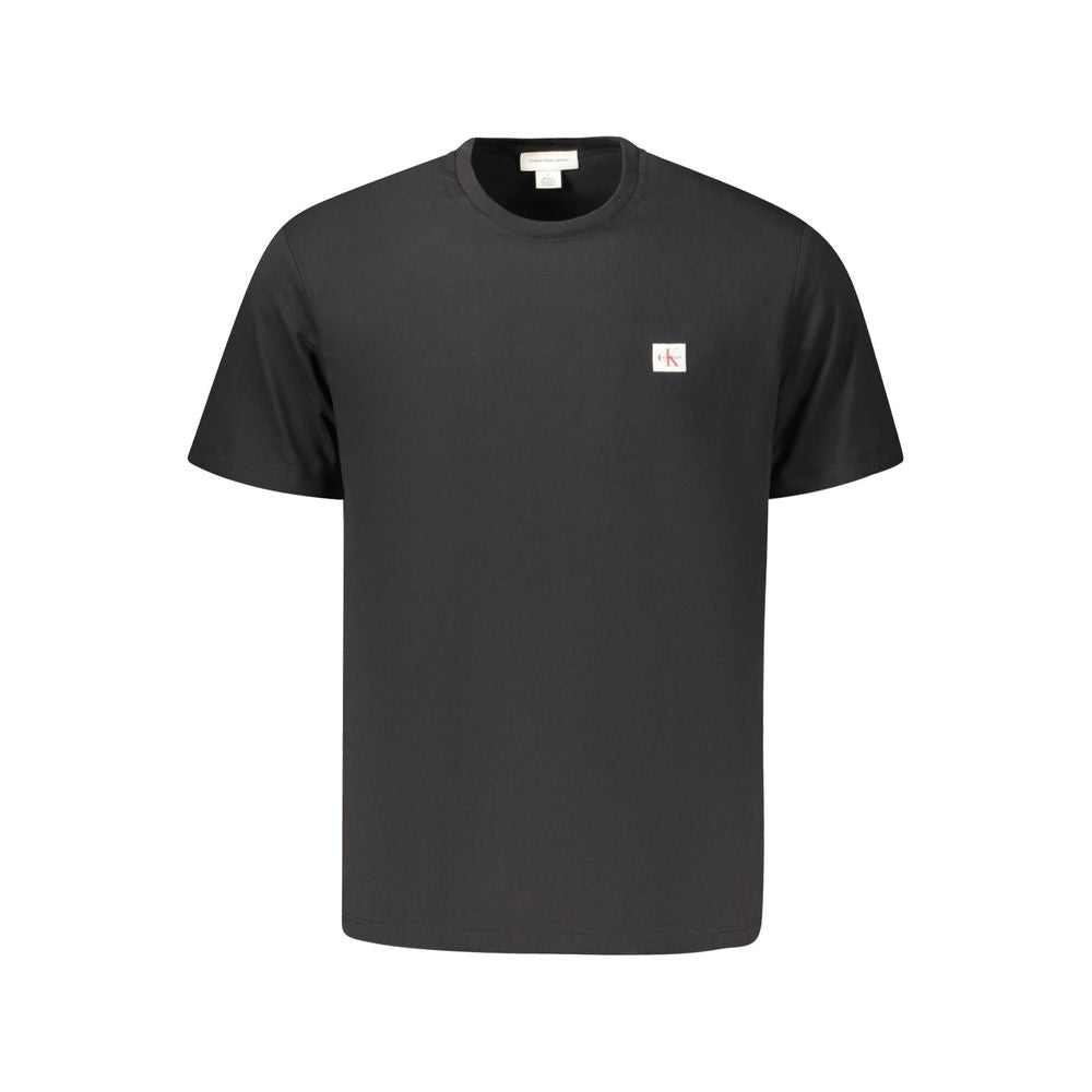 Calvin Klein Schwarzes Baumwoll-T-Shirt für Herren