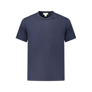 Blue Cotton Men's T-Shirt