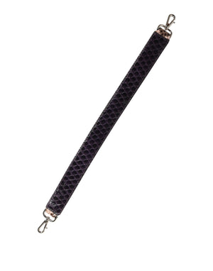Dolce & Gabbana Braunes Exotenleder Handtasche Accessoire Schulterriemen