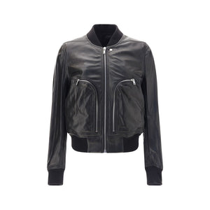 Lederjacke im Bauhaus-Stil von Rick Owens