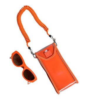 Dolce & Gabbana Orange Reborn To Live Oval Frame Logo Eyewear Sonnenbrille