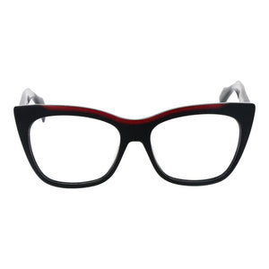 Yohji Yamamoto Schwarze Kunststoffbrille (Gestell)