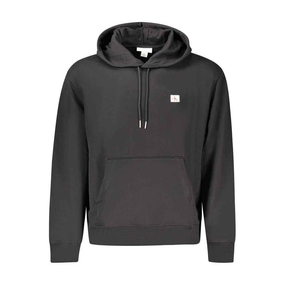 Black Cotton Men's Sweatshirt