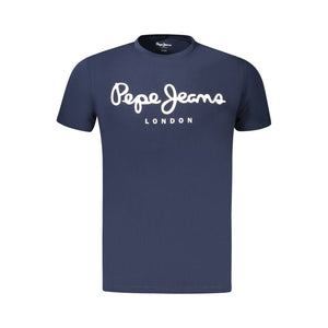 Pepe Jeans Blu Baumwoll-T-Shirt für Herren