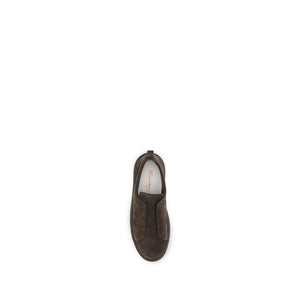 Santoni Braune Kalbsleder Bos Taurus Low Top Sneaker