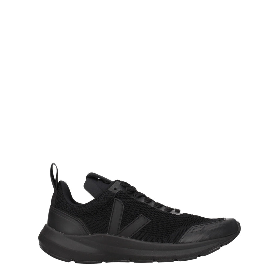 Veja Schwarze Stoff-Sneaker