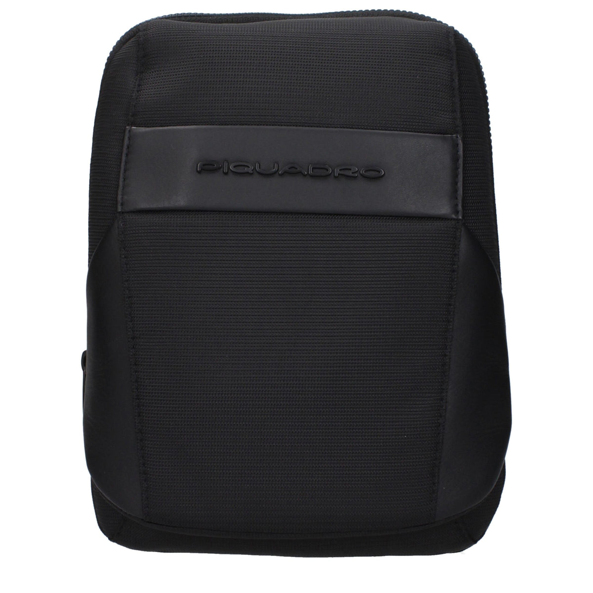 Piquadro Schwarze Umhängetasche aus Stoff