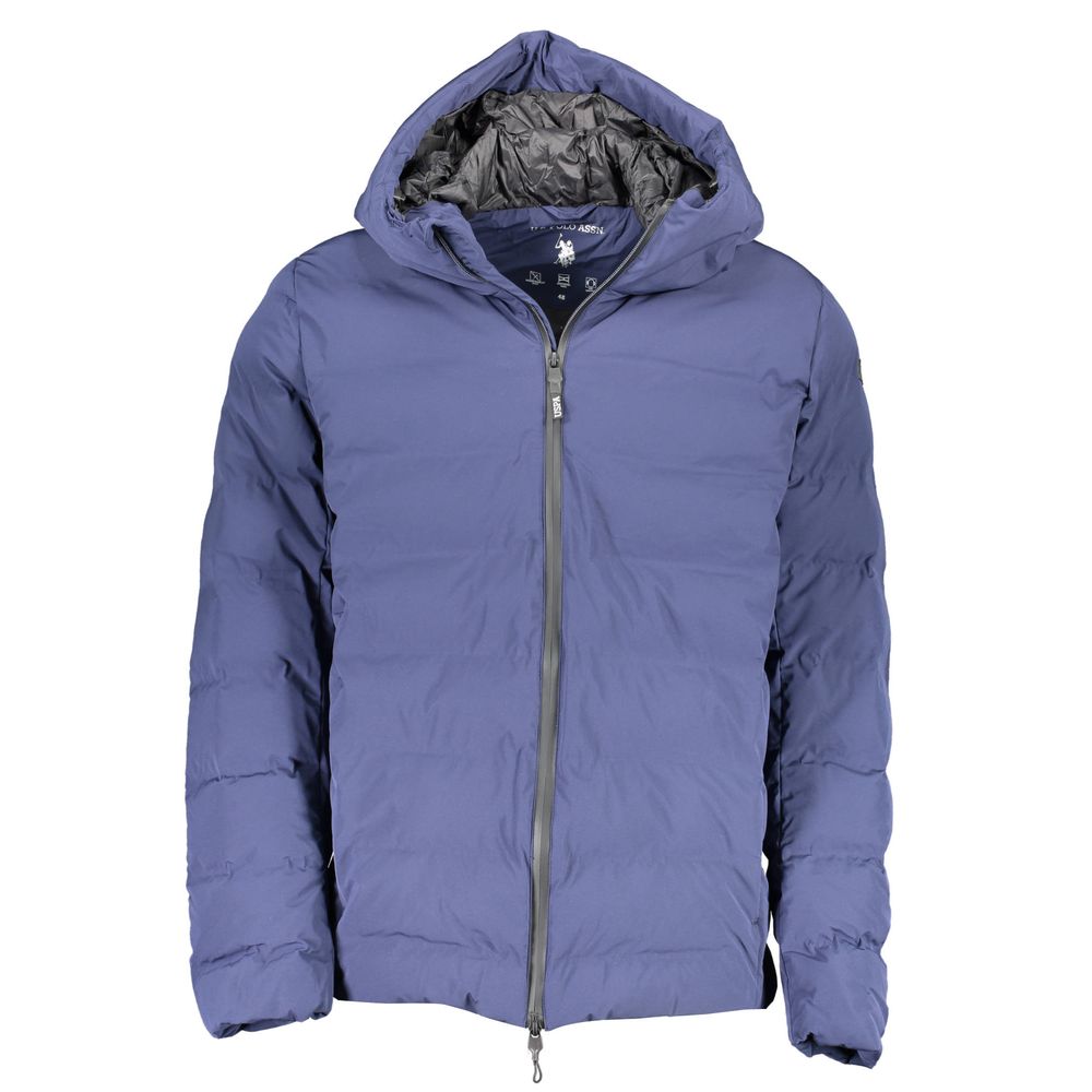 U.S. POLO ASSN. Blaue Herrenjacke aus Polyamid