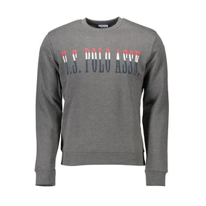 U.S. POLO ASSN. Graues Baumwoll-Sweatshirt für Herren