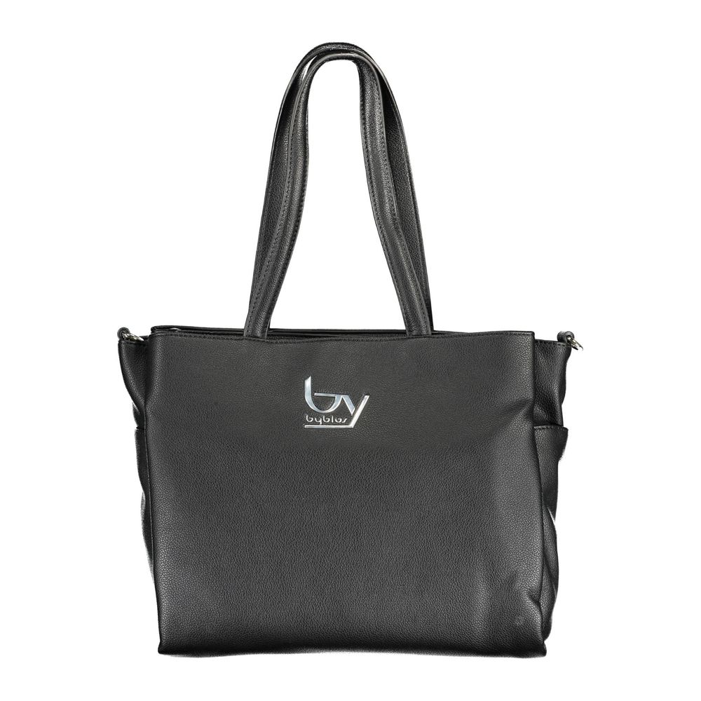 BYBLOS Schwarze Damen-Handtasche aus Polyurethan
