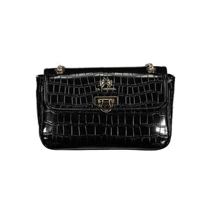 La Martina Schwarze Handtasche aus Polyethylen