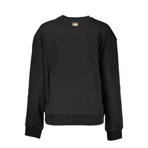 Cavalli Class Schwarzer Damen-Strickpullover aus Baumwolle