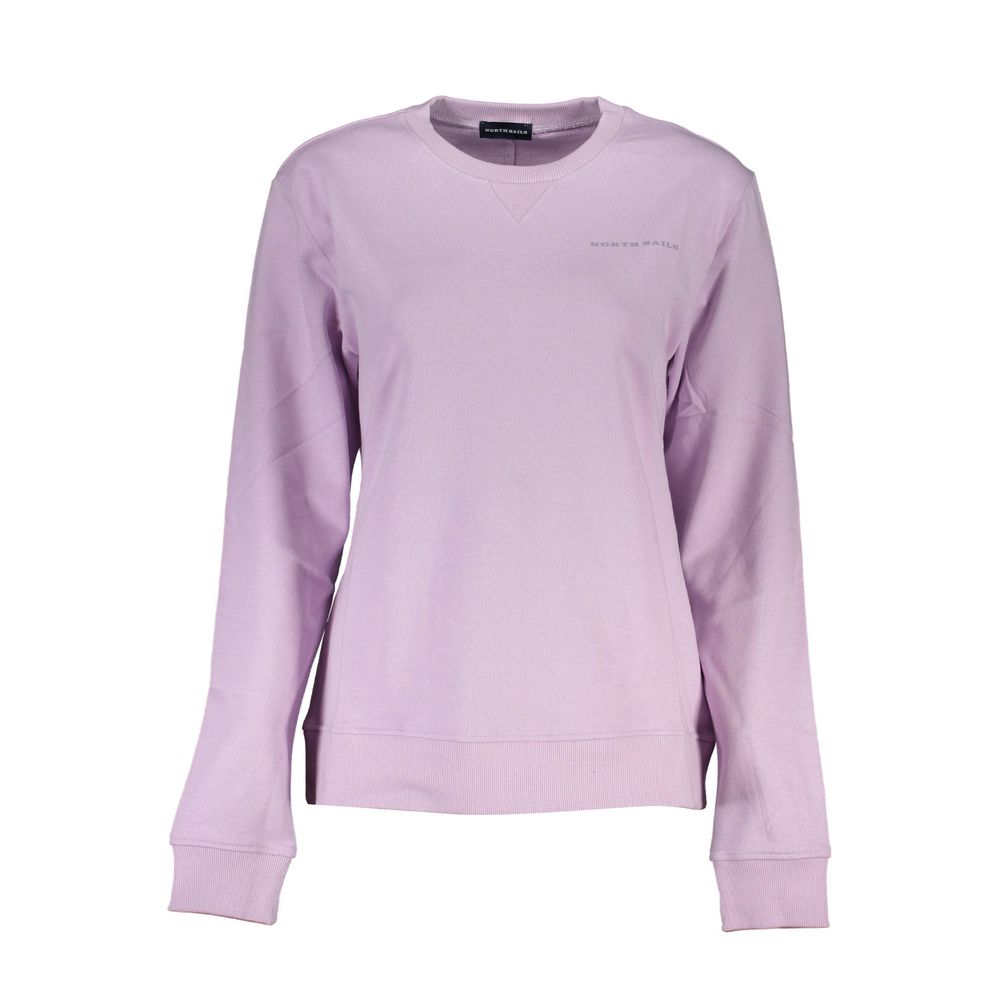 North Sails Baumwoll-Sweatshirt in Lila
