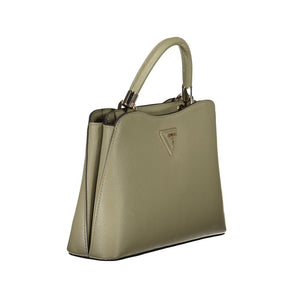 Guess Jeans Verde Poliuretano Handtasche für Damen